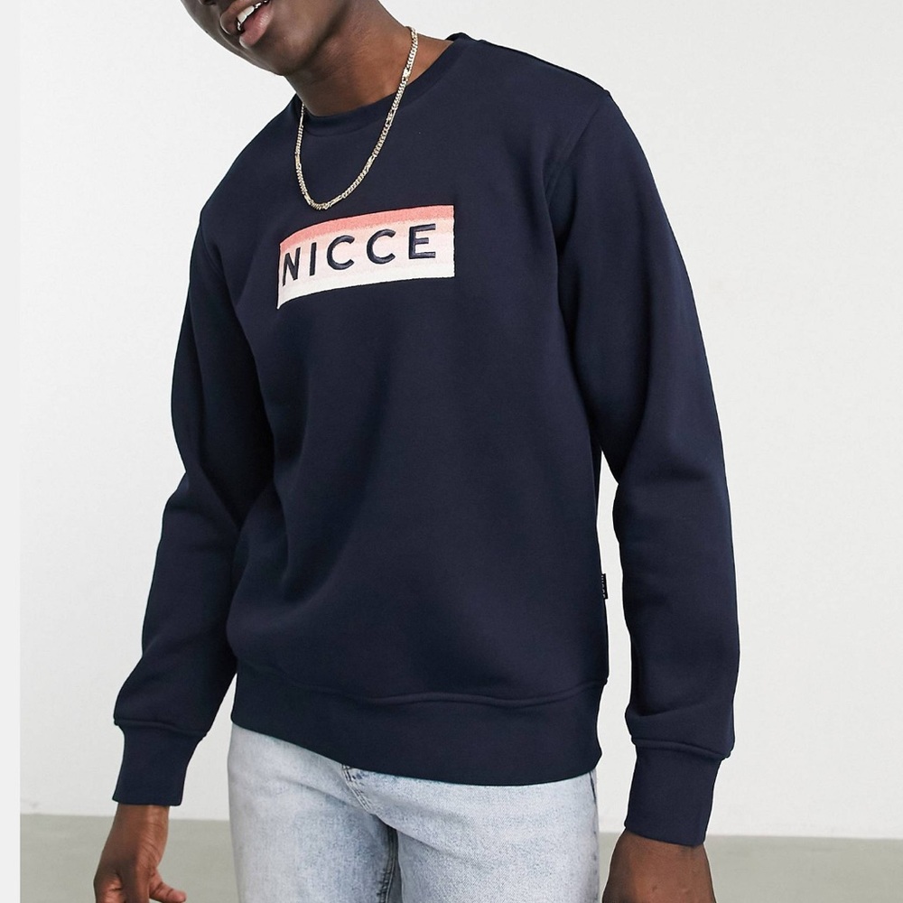 Men’s Nicce alto embroidered sweatshirt NWT